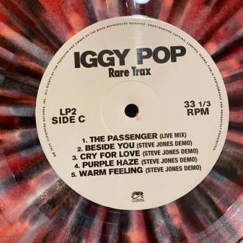 2LP Iggy Pop: Rare Trax CLR