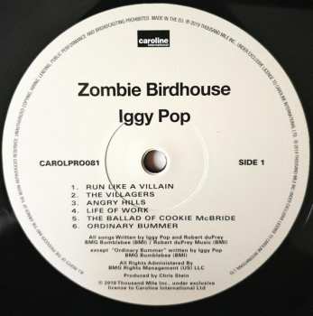 LP Iggy Pop: Zombie Birdhouse