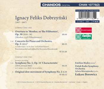 2CD Polska Orkiestra Radiowa: Overture To 'Monbar' / Piano Concerto / Symphony No. 2 'Characteristic' 