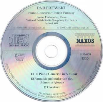 CD Antoni Wit: Piano Concerto / Polish Fantasy / Overture