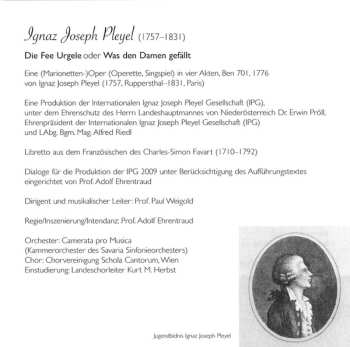 CD Ignaz Pleyel: Die Fee Urgele