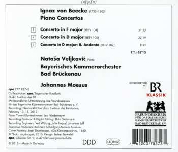 CD Ignaz von Beecke: Piano Concertos
