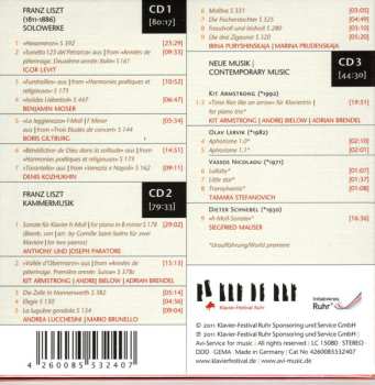 3CD/Box Set Franz Liszt: Wagner und Verdi - Paraphrasen und Transkriptionen & Neue Musik