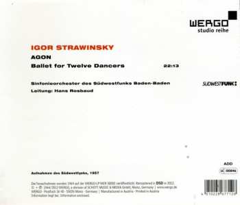 CD Igor Stravinsky: Agon, Ballet For Twelve Dancers