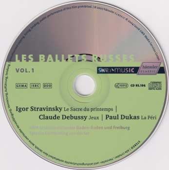 CD Igor Stravinsky: Le Sacre Du Printemps / Jeux / La Péri