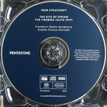 SACD Igor Stravinsky: Rite Of Spring / Firebird Suite (1919)
