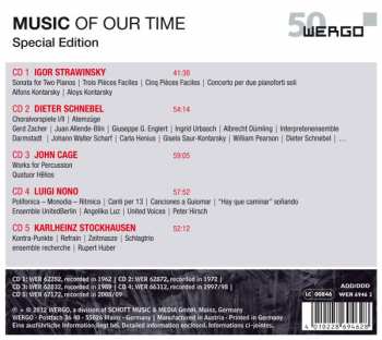 5CD/Box Set Igor Stravinsky: WERGO - 50 Years (Since 1962)