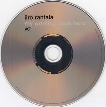 CD Iiro Rantala: My Working Class Hero