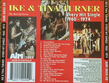 CD Ike & Tina Turner: Every Hit Single - 1960 - 1974