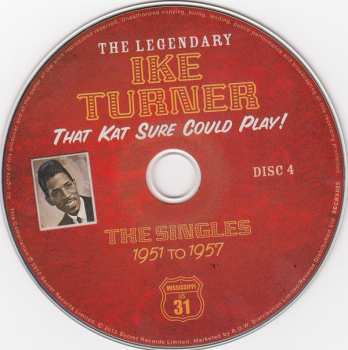 4CD/Box Set Ike Turner: That Kat Sure Could Play! The Singles 1951 To 1957