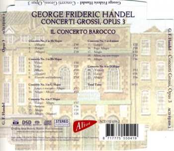SACD Il Concerto Barocco: Handel: Concerti Grossi, Opus 3