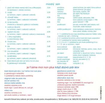 2CD Ilona Csáková: Modrý Sen