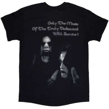Merch Immortal: Immortal Unisex T-shirt: At The Heart Of Winter (black) (back Print) (medium) M