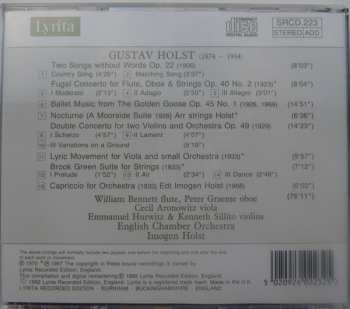 CD Gustav Holst: Ballet Music From The Golden Goose - Double Concerto...