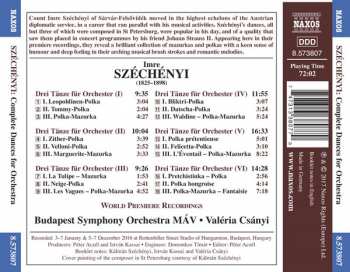 CD Imre Széchényi: Complete Dances For Orchestra 