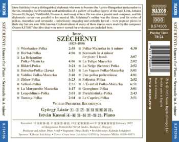 CD Imre Széchényi: Dances For Piano • Serenade In A Minor