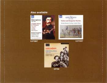 CD Imre Széchényi: Dances For Piano • Serenade In A Minor