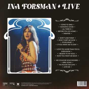 2LP Ina Forsman: Live