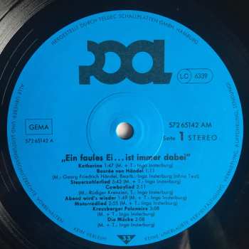 LP Insterburg & Co: Ein Faules Ei... Ist Immer Dabei