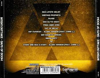 CD INTENT:OUTTAKE: Days Of Doom