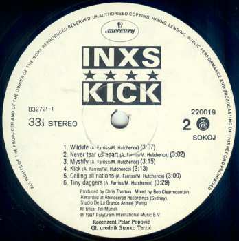 LP INXS: Kick