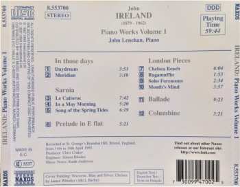 CD John Lenehan: Piano Works Volume 1