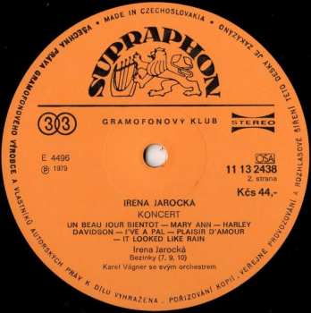 LP Irena Jarocka: Koncert