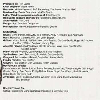 CD Irene Cara: Anyone Can See