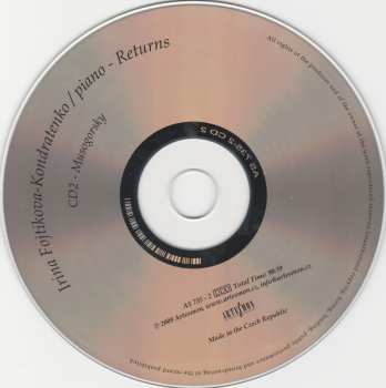 2CD Pyotr Ilyich Tchaikovsky: Returns