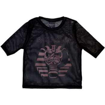 Merch Iron Maiden: Women's Crop Top Powerslave Mummy