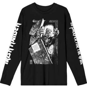Merch Iron Maiden: Long Sleeve T-shirt No Prayer Grave Isolated