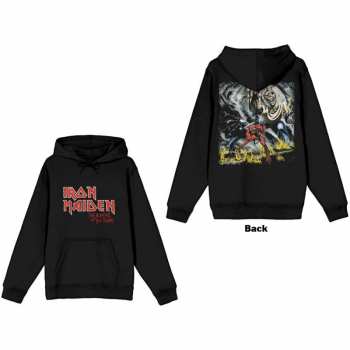 Merch Iron Maiden: Mikina Number Of The Beast Vintage Logo Iron Maiden Faded Edge Album  S