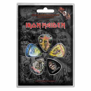 Merch Iron Maiden: Set of Picks The Faces Of Eddie