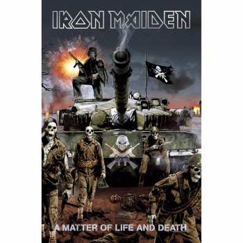 Merch Iron Maiden: Textile Poster A Matter Of Life And Death