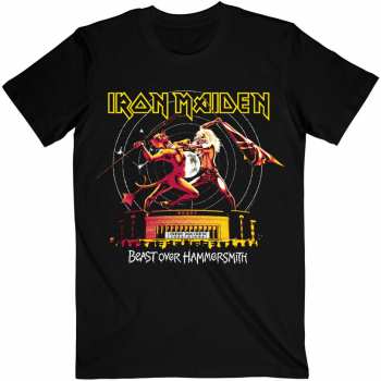 Merch Iron Maiden: T-shirt Beast Over Hammersmith Eddie & Devil Tonal