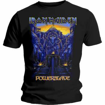 Merch Iron Maiden: T-shirt Dark Ink Powerslaves 