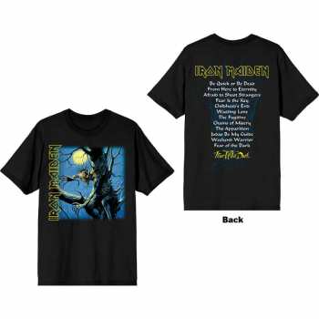 Merch Iron Maiden: Tričko Fear Of The Dark Album Tracklisting S