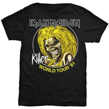 Merch Iron Maiden: T-shirt Killer World Tour 81 