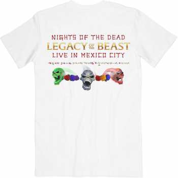 Merch Iron Maiden: Tričko Legacy Of The Beast Live In Mexico City  S