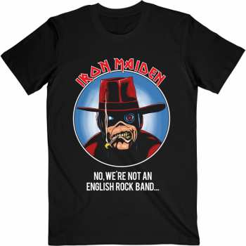 Merch Iron Maiden: T-shirt Not An English Rock Band 