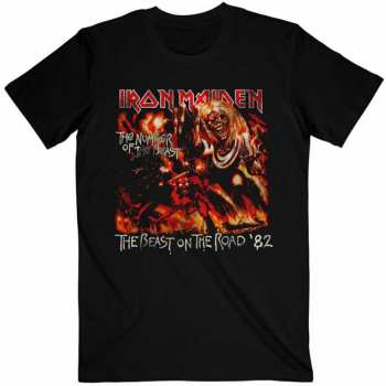 Merch Iron Maiden: T-shirt Number Of The Beast The Beast On The Road Vintage 