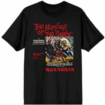 Merch Iron Maiden: T-shirt Number Of The Beast Vinyl Promo Sleeve 