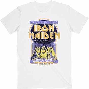 Merch Iron Maiden: T-shirt Powerslave Japan Flyer 