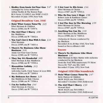 CD Irving Berlin: Annie Get Your Gun