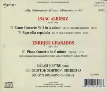 CD Isaac Albéniz: Concierto Fantástico, Op 78 / Rapsodia Española, Op 70 / Concerto In C Minor 'Patético'