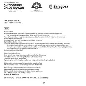 CD Isaac Albéniz: Piano Music Volume 6