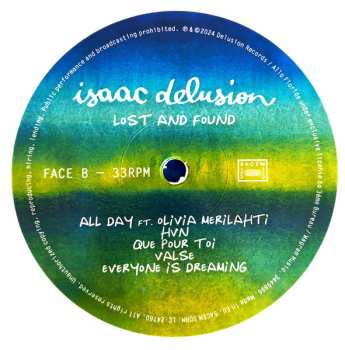 LP Isaac Delusion: Lost And Found CLR