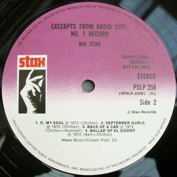 LP Isaac Hayes: Excerpts From Shaft / Excerpts From Radio City/No. 1 Record LTD | CLR