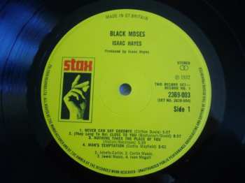 2LP Isaac Hayes: Black Moses