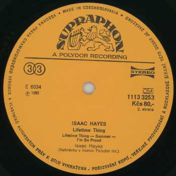 LP Isaac Hayes: Lifetime Thing
